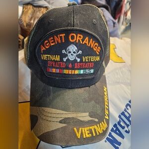 Agent Orange Vietnam Veteran Mesh Back Cap